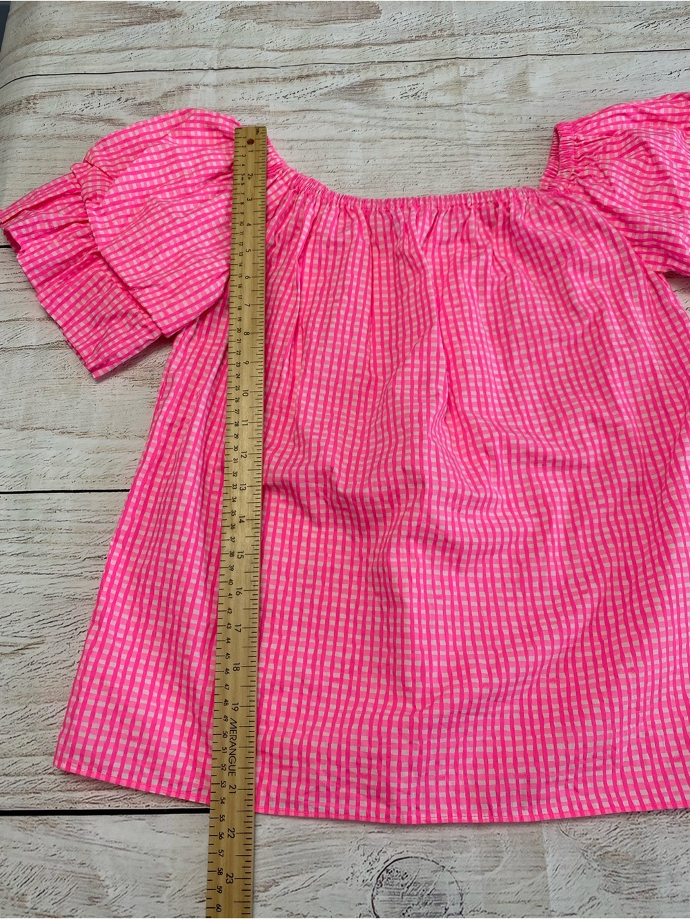 Lily Pulitzer Pink Off-Shoulder Ruffle Sleeve Top XS - Picture 5 of 7
